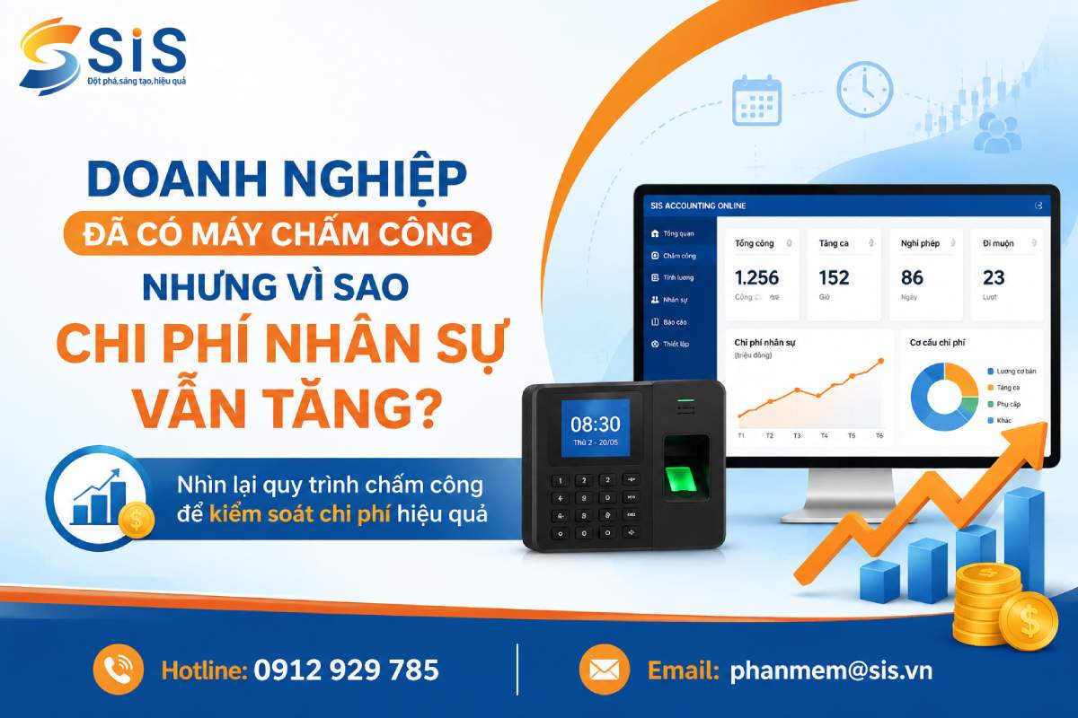 Doanh nghiệp đã có máy chấm công nhưng vì sao chi phí nhân sự vẫn tăng?