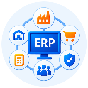 Liên kết xuyên suốt hệ thống ERP
