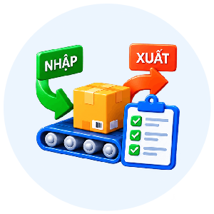 Theo dõi nhập – xuất – tồn xuyên suốt