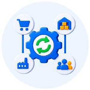 Kết nối dữ liệu với hệ thống ERP