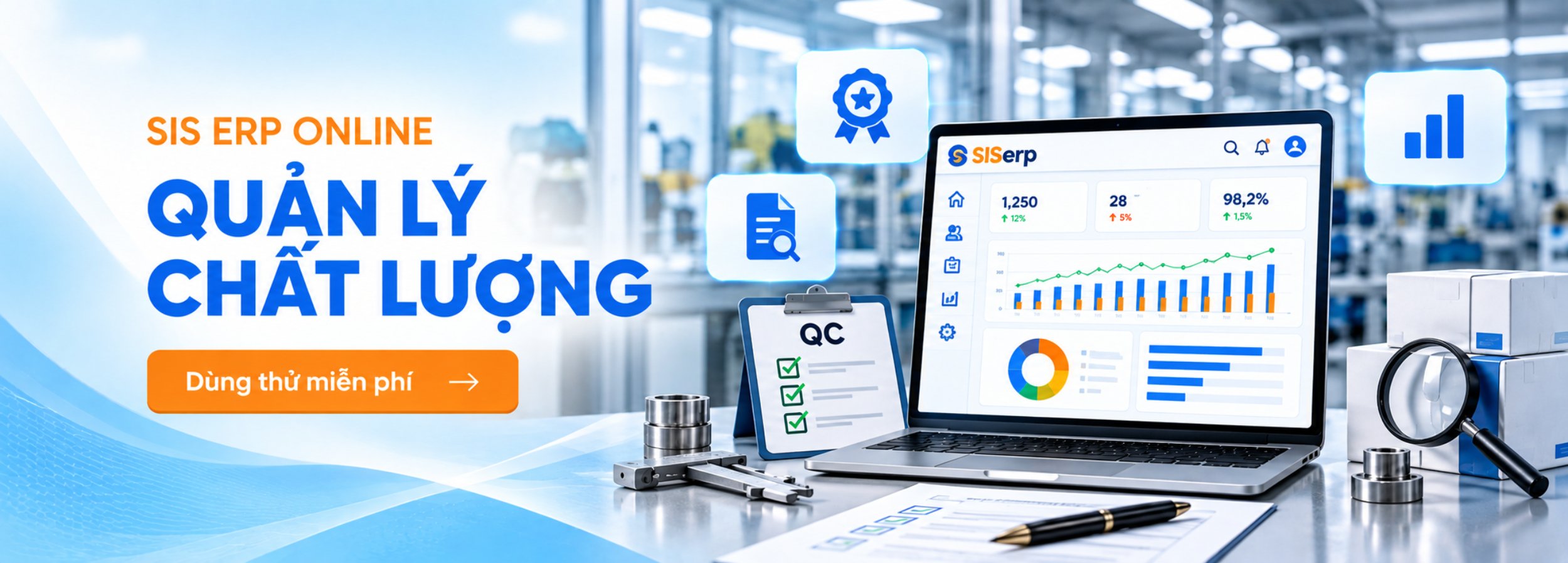 QUẢN LÝ CHẤT LƯỢNG SIS ERP ONLINE