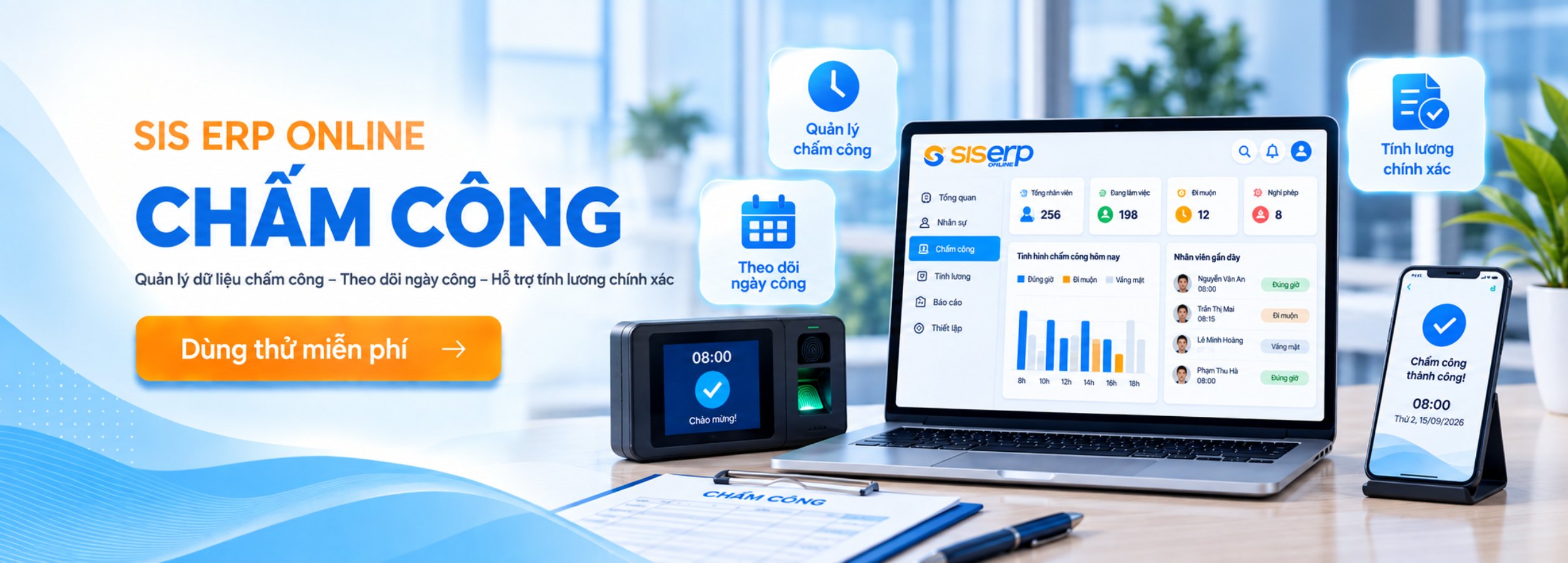 QUẢN LÝ TIỀN LƯƠNG SIS ERP ONLINE