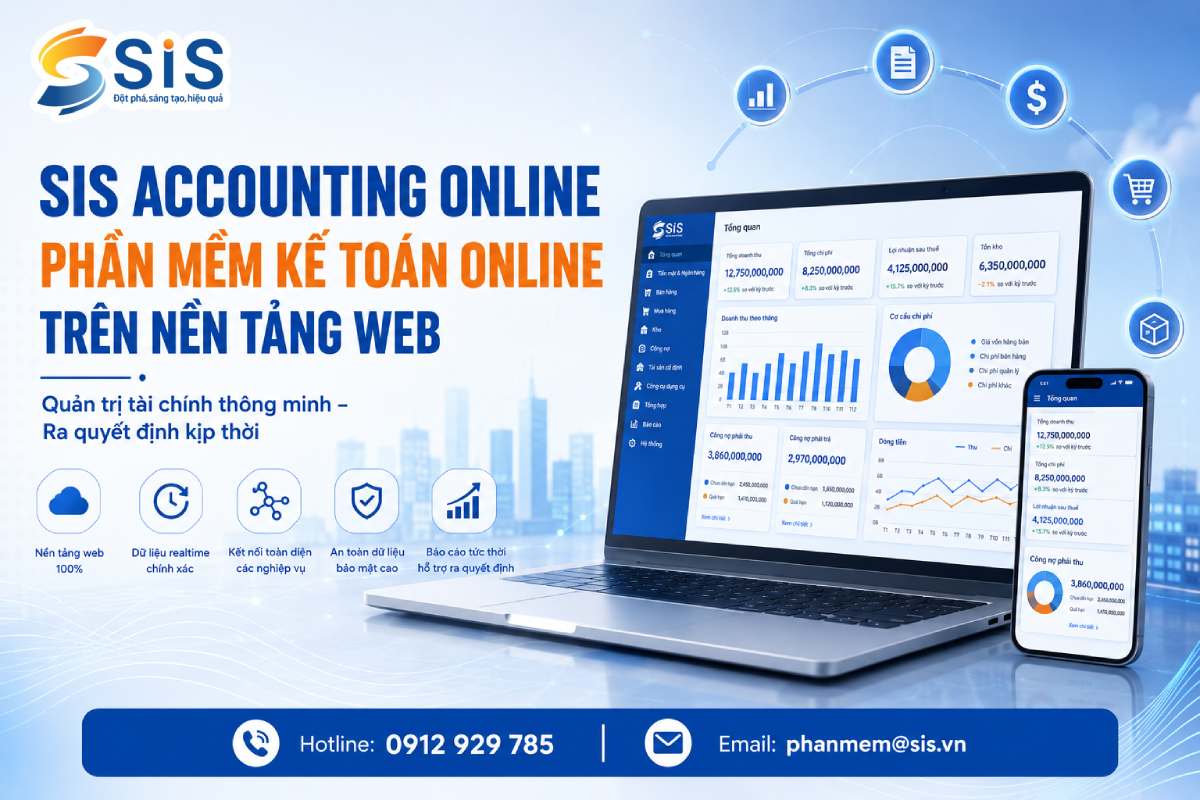 SIS Accounting Online – Nền tảng quản trị tài chính dành cho doanh nghiệp hiện đại