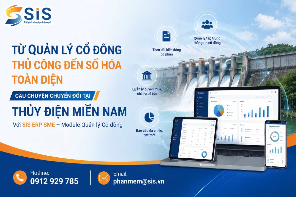 Từ quản lý cổ đông thủ công đến số hóa toàn diện: Câu chuyện chuyển đổi tại Thủy điện Miền Nam