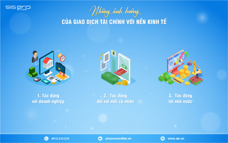 những ảnh hưởng của giao dịch tài chính với nền kinh tế