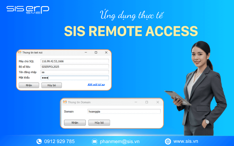 ứng dụng thực tế sis remote access