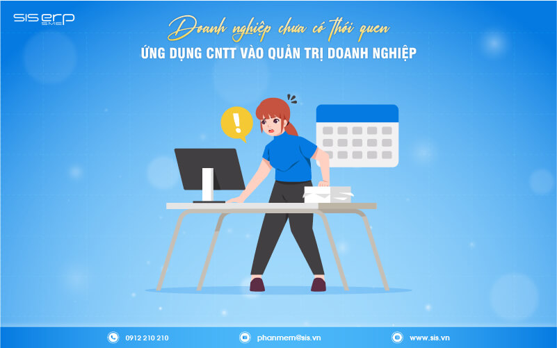 doanh nghiệp chưa ứng dụng CNTT vào quản trị