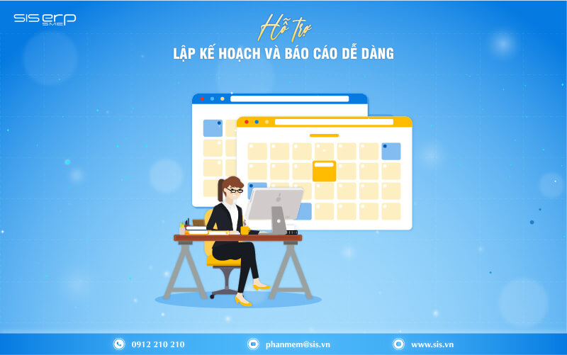 hỗ trợ lập kế hoạch và báo cáo