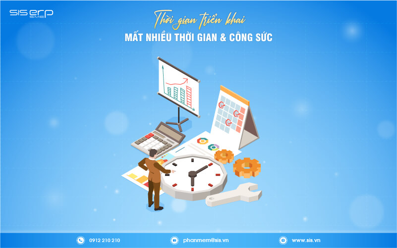 mất nhiều thời gian và công sức