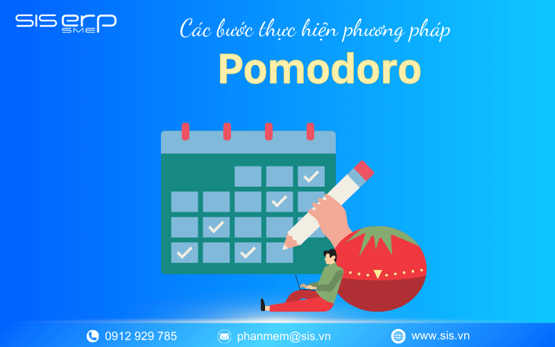 Các bước thực hiện phương pháp Pomodoro