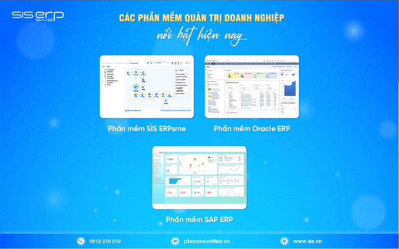 các phần mềm quản trị doanh nghiệp tốt nhất hiện nay